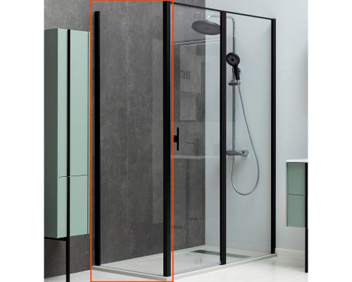 Душевая стенка Allen Brau Priority 100 3.31021.BBA Черный брашированный