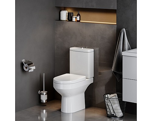 Унитаз-компакт AM.PM Spirit C708600SC с бачком и сиденьем Микролифт Унитаз-компакт AM.PM Spirit C708600SC с бачком и сиденьем Микролифт