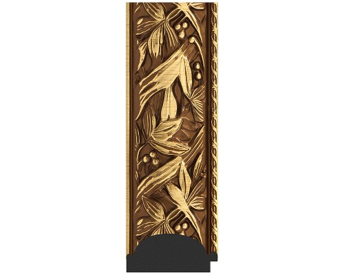 Зеркало Evoform Exclusive 109х79 BY 3467 с фацетом в багетной раме - Византия золото 99 мм