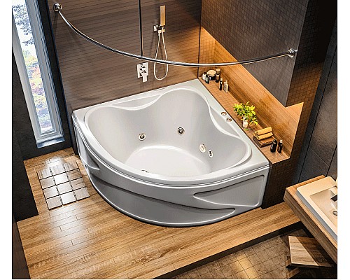 Карниз для ванны Bas Империал/Ирис/Модена/Гранада 150x150 КЗ00003 Хром