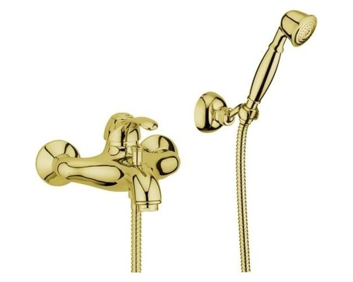Смеситель для ванны и душа Webert Aurora AU850101010(153), золото