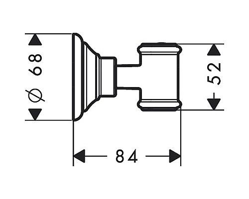 Держатель для душа Axor Montreux 16325000 Хром