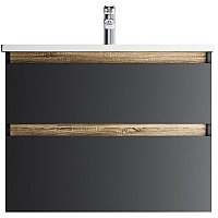 Тумба под раковину AM.PM X-Joy 80 M85AFHX0802BM подвесная Черная матовая