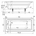 Чугунная ванна Delice Parallel 170x80 DLR_220502 без антискользящего покрытия