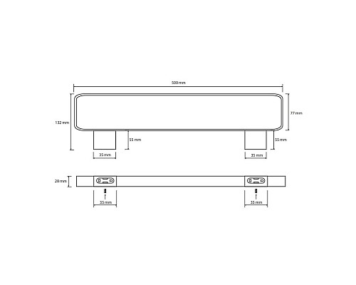 Полотенцедержатель двойной Bemeta 135004082