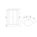 Душевая кабина Royal Bath НК 100x100 задняя стенка Черная