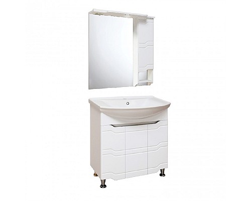 Зеркальный шкаф Runo Стиль 75 00000001128 правый