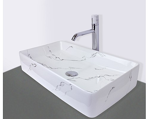 Раковина-чаша Bronze de Luxe Lacio 60 1061BM Белая