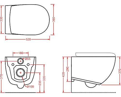 Унитаз Artceram File 2.0 FLV004 01 30 подвесной Белый