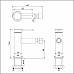 Смеситель для биде Excellent Pi Arex AREX.1203BL Черный матовый