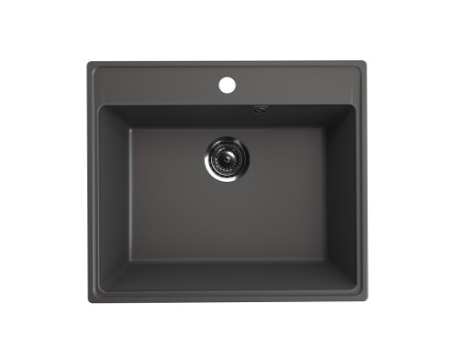 Кухонная мойка Ulgran Quartz Forte 580-09 мокрый асфальт