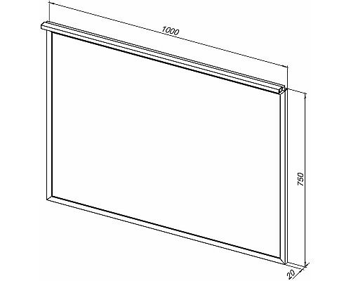 Зеркало Allen Brau Priority 100 1.31017.60 с подсветкой Медь браш