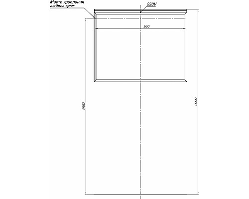 Зеркало Allen Brau Priority 100 1.31017.60 с подсветкой Медь браш