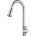 Смеситель для кухни Orange Steel Сталь
