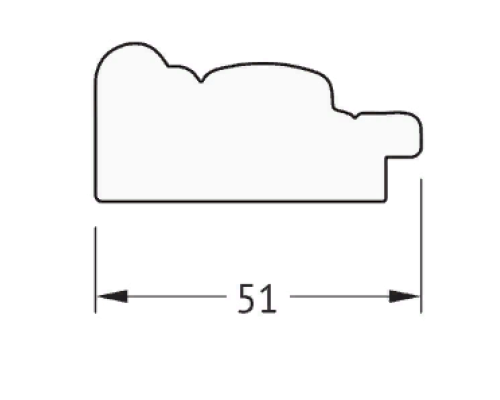 Зеркало Evoform Definite 103х53 BY 1054 в багетной раме - Сухой тростник 51 мм