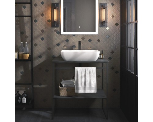 Металлическая структура Kerama Marazzi PLAZA Next напольная 80, черная матовая