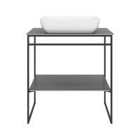 Металлическая структура Kerama Marazzi PLAZA Next напольная 80, черная матовая