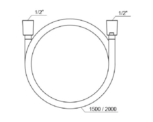 Душевой шланг Ravak X07P338