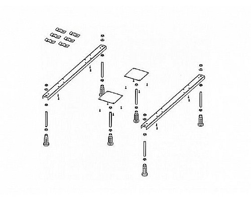 Ножки для ванны Riho Plus POOTSET07