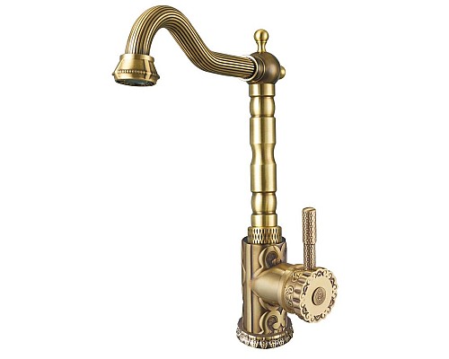 Смеситель для кухонной мойки ZORG Antic A 109K-BR