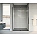 Душевая дверь Vincea Arno 120 VPS-1A120CLB профиль Черный стекло прозрачное