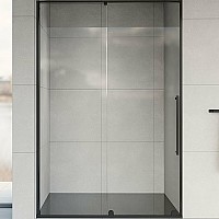 Душевая дверь Vincea Arno 120 VPS-1A120CLB профиль Черный стекло прозрачное