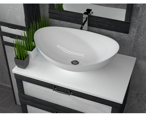 Раковина накладная Stella Polar Орион, белая