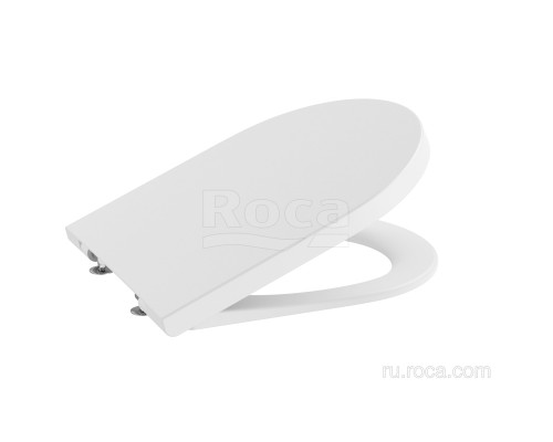 Крышка для чаши Roca Inspira Round Supralit, Soft Close, белый матовый 80152262B