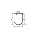 Крышка для чаши Roca Inspira Round Supralit, Soft Close, белый матовый 80152262B