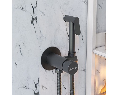 Смеситель Damixa Option с гигиеническим душем и держателем 217000000