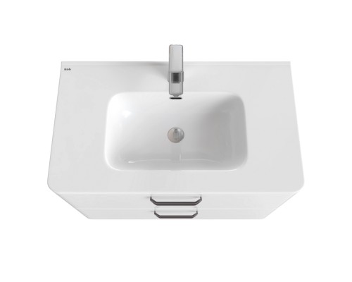 Тумба с раковиной IDDIS Brick 80 подвесная белая BRI80W0i95K