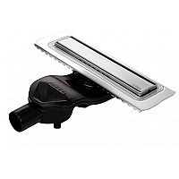 Душевой лоток BERGES В1 Keramik 500 хром глянец боковой