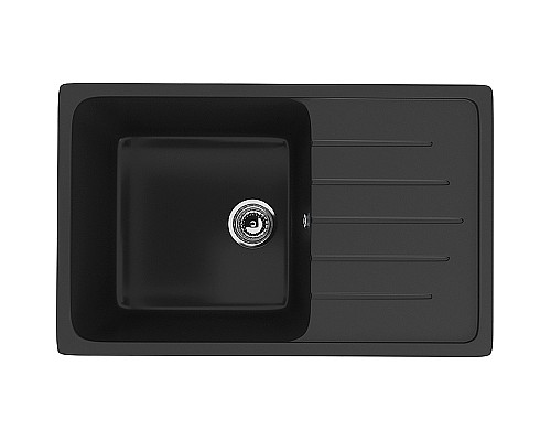 Кухонная мойка Ulgran Classic U-400-344 Ультра-черная