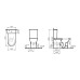 Унитаз для инвалидов VitrA S.Needs с сиденьем