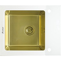 Кухонная мойка Seaman Eco Glass SMG-610W-Gold.B Золотая