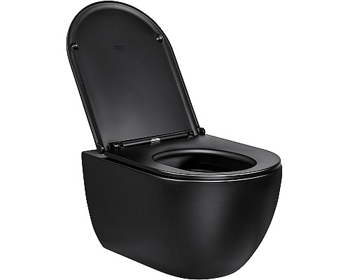 Унитаз Vincea Evo VT1-34MB подвесной с сиденьем Микролифт