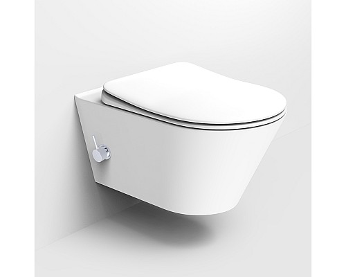 Унитаз подвесной с функцией биде, Armadi Art Avva Белый матовый