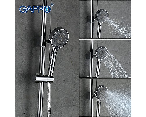 Душевая система Gappo G02-2 G2402 Хром