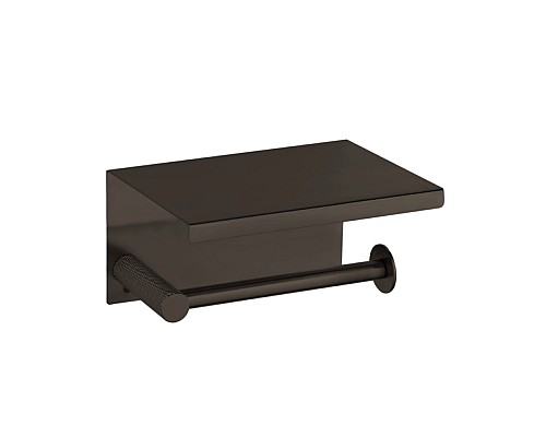 Держатель для туалетной бумаги с крышкой Armadi Art Uno Gun Metall