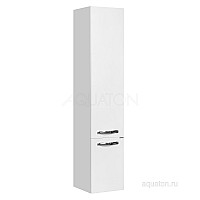 Шкаф - колонна Ария М подвесная белый Aquaton 1A124403AA010