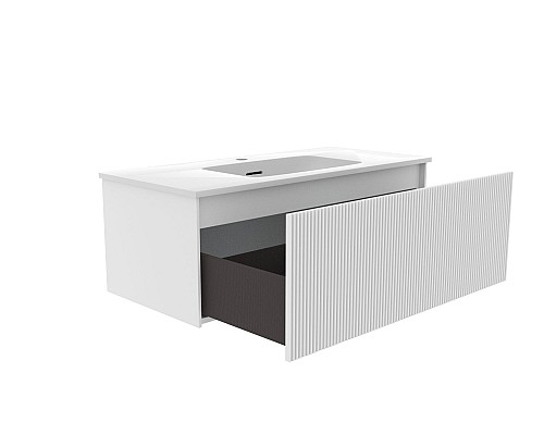 Тумба под раковину La Fenice TERRA Bianca белый 100