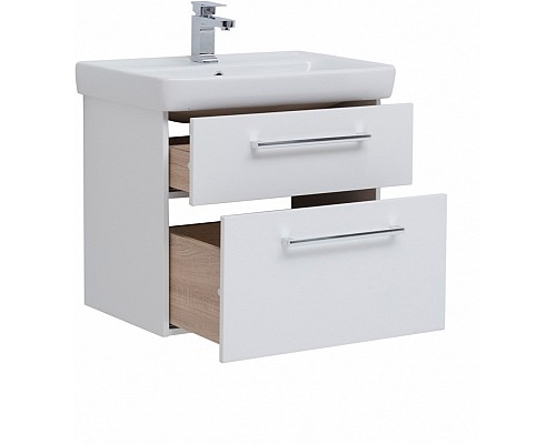 Тумба под раковину Dreja Q Max 70 77.0005W подвесная Белый глянец