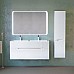 Шкаф пенал Jorno Modul 35 R Mоl.04.150/P/W подвесной Белый глянец