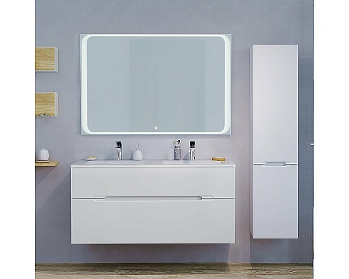 Шкаф пенал Jorno Modul 35 R Mоl.04.150/P/W подвесной Белый глянец