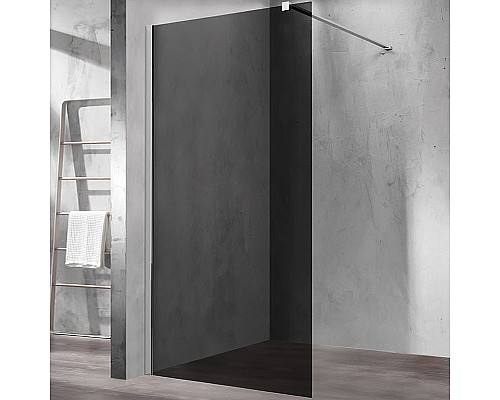 Душевая перегородка Vincea Walk-In 100 VSW-1H100CG профиль Хром стекло тонированное