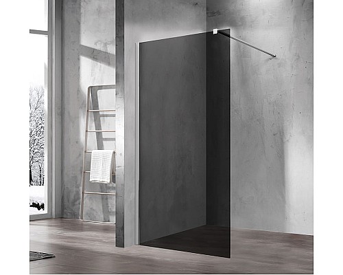 Душевая перегородка Vincea Walk-In 100 VSW-1H100CG профиль Хром стекло тонированное