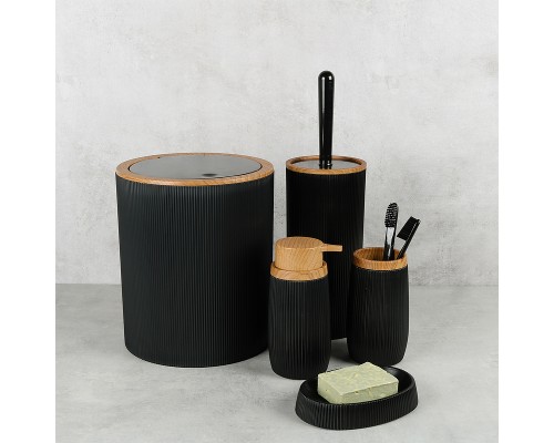 Ершик для унитаза Fixsen Black Boom FX-411-5 Черный