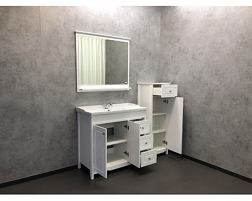 Зеркало Comforty Тбилиси 90 00003132632 Белый глянец