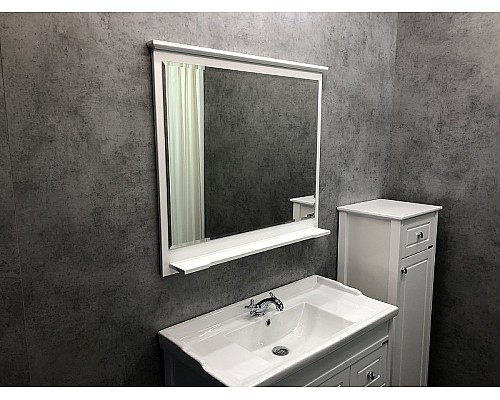 Зеркало Comforty Тбилиси 90 00003132632 Белый глянец