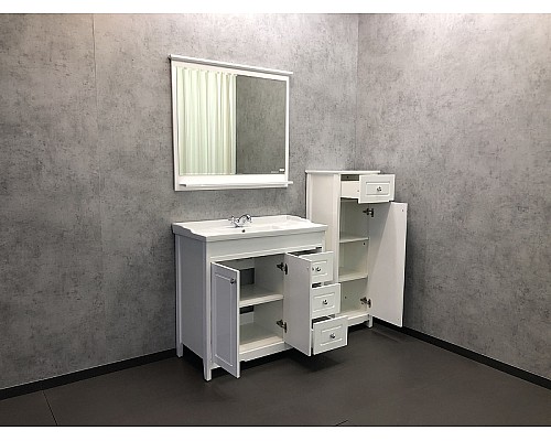 Зеркало Comforty Тбилиси 90 00003132632 Белый глянец